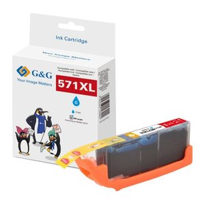 G&G HXL-Patrone kompatibel mit CLI-571XLC/ 0332C001