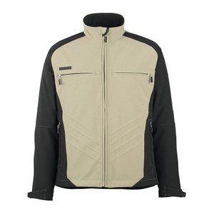 MASCOT® Herren Softshelljacke DRESDEN khaki, schwarz Größe XS