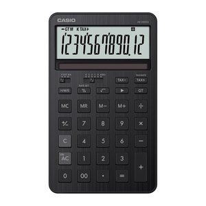 CASIO JW-200DQ-BK Taschenrechner eisenschwarz