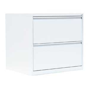 LÜLLMANN Hängeregistraturschrank signalweiß 2 Schubladen 76,0 x 62,0 x 70,5 cm, 1 St.