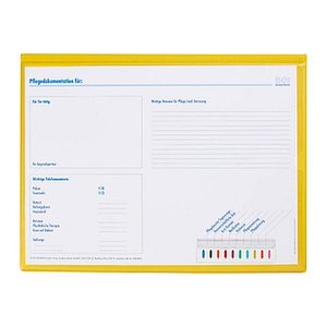 BOI Patienten-Dokumentationsmappe Professional-Line DIN A4 quer gelb, 1 St.