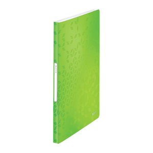 LEITZ WOW Sichtbuch DIN A4, 40 Hüllen grün-metallic, 1 St.