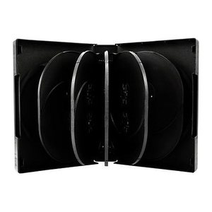 MediaRange DVD-Leerhülle für 12 Dics 39mm schwarz