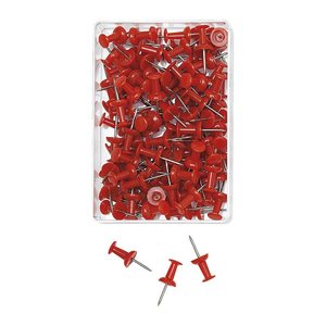 WEDO Pinnnadeln Diabolo rot, 100 St.
