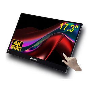 Verbatim Portable Monitor 17,3 Zoll PMT-17 4K Touchscreen