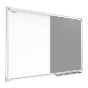ALLboards Whiteboard-Pinnwand 60,0 x 40,0 cm Textil weiß