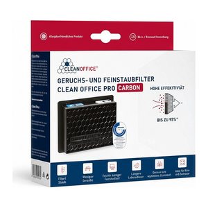 CLEAN OFFICE® Feinstaubfilter Pro Carbon Größe 15,0 x 12,0 cm, 2 St.