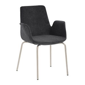 Mayer Besuchersessel myHELIOS anthrazit chrom Stoff 58,0 x 59,0 x 87,0 cm, 1 St.