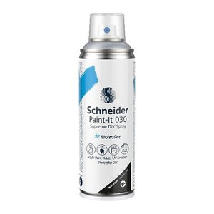 Schneider Paint-It 030 Supreme DIY Acrylspray Sprühfarbe silver metallic, 1 St.