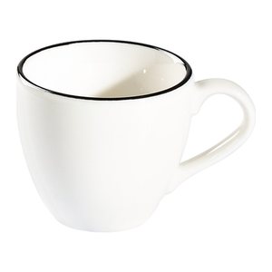 ID Fine Espressotasse Modest Black Alzar weiß 0,08 l, 12 St.