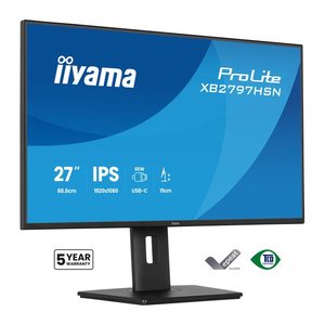 IIYAMA 68.6cm (27") XB2797HSN-B1 16:9 HDMI+DP+2xUSB-C IPS