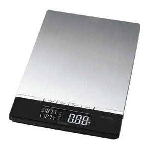BOMANN Küchenwaage KW 1421 CB silber für max. 5,0 kg