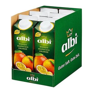 albi® Fruchtnektar Mango, Maracuja, Orange 6x 1,0 l