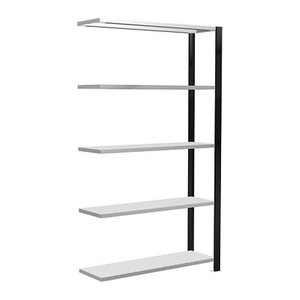 SCHULTE Anbau-Schwerlastregal 36004-S schwarz 100,0 x 30,0 x 180,0 cm