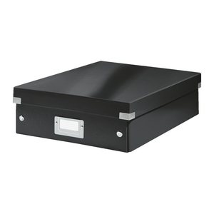 LEITZ Click & Store Aufbewahrungsbox 900 Blatt schwarz 28,0 x 37,0 x 10,0 cm, 1 St.
