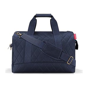 reisenthel® Reisetasche allrounder L rhombus midnight gold Kunstfaser blau MT4110