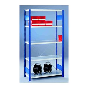 SCHULTE Schwerlastregal MULTIplus 150 12581-B enzianblau 100,0 x 80,0 x 250,0 cm
