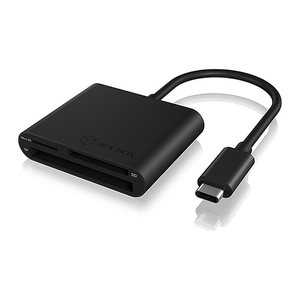 RaidSonic ICY BOX® IB-CR301-C3 Multi-microSD, SD, Compact Flash-Kartenleser schwarz