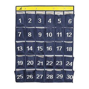 kangaro 78-K-01501 Handy-Wandorganizer dunkelblau, grau, gelb, 1 St.