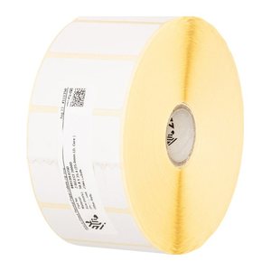 ZEBRA Etikettenrollen für Etikettendrucker 800264-255 weiß, 102,0 x 64,0 mm, 12 x 1100 Etiketten