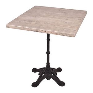 Garden Pleasure CIVETTA Bistrotisch quadratisch Spanplatte hellbraun 70,0 x 70,0 x 74,0 cm, 1 St.