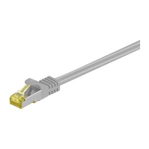 goobay RJ-45 Netzwerkkabel 7,5 m grau bis zu 10,00 Gbit/Sek. bis zu 500 MHz, 1 St.