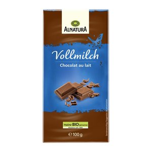 ALNATURA Bio Vollmilch Schokolade 100,0 g, 1 St.