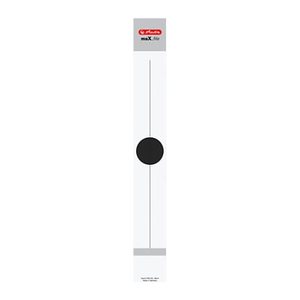 herlitz Ordneretiketten maX.file weiß für 5,0 cm Rückenbreite, 10 St.