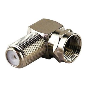 Schwaiger F-Winkeladapter F-Stecker-F-Buchse Silber