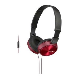 SONY MDR-ZX310AP Kopfhörer schwarz, rot