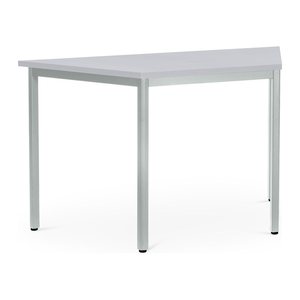 Mehrzwecktisch Trapez – Gestell in Lichtgrau (1400 x 700 x 750 mm)