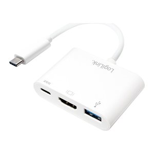 Logilink Adapter USB3.2 Gen1 Typ-C > HDMI+USB-A+USB-C 60W PD