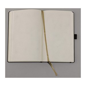Lediberg Notizbuch Tucson ca. DIN A5 kariert, schwarz Hardcover 240 Seiten, 1 St.