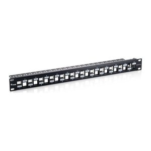 Equip 19" Patchpanel 24xKeystones FTP 1U LSA/110 RAL9005
