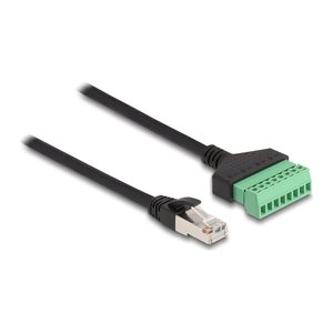 DELOCK RJ45 Kabel Cat.6 St > Terminalblock Adapter 30cm 2tlg