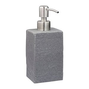 relaxdays Seifenspender 10031054_111 grau Polyresin 200,0 ml, 1 St.