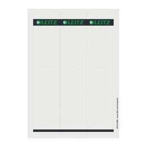 LEITZ Ordneretiketten grau für 8,0 cm Rückenbreite, 75 St.