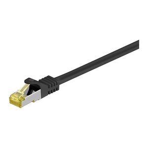 goobay RJ-45 Netzwerkkabel 1,5 m schwarz bis zu 10,00 Gbit/Sek. bis zu 500 MHz, 1 St.