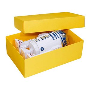 BUNTBOX M Geschenkboxen 1,1 l gelb 17,0 x 11,0 x 6,0 cm, 3 St.
