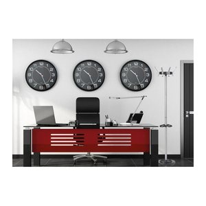 unilux Kleiderständer Cypres grau Metall 24 Haken 34,0 x 170,0 cm, 1 St.
