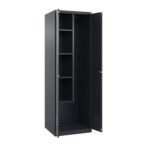 CP Putzmittelschrank Classic Plus 080100-00 S10023 anthrazitgrau 4 Fachböden 60,0 x 50,0 x 185,0 cm, aufgebaut, 1 St.