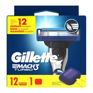 Gillette MACH3 TURBO Rasierklingen 12 St.