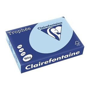Clairefontaine Kopierpapier Trophée eisblau DIN A4 160 g/qm 250 Blatt