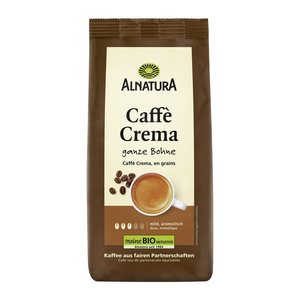 ALNATURA Caffè Crema Bio-Kaffeebohnen, Arabicabohnen mild, 1 kg