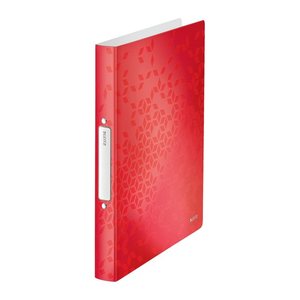 LEITZ WOW Ringbuch 2-Ringe rot 3,2 cm DIN A4, 1 St.