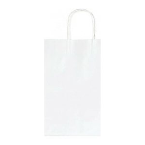 folia Papier-Tragetaschen L weiß 24,0 x 31,0 cm, 20 St.