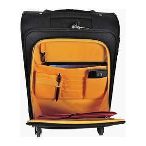 Exacompta Reise-Trolley Exactive Kunstfaser schwarz 37,0 x 23,0 x 55,0 cm