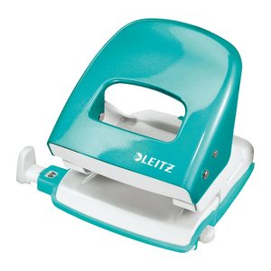 LEITZ Locher NeXXt 5008 WOW eisblau-metallic, 1 St.