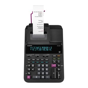 CASIO DR-200-BK Tischrechner druckend schwarz