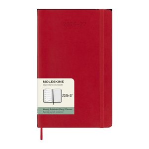 MOLESKINE Buchkalender 2026/2027 scharlachrot, 1 St.